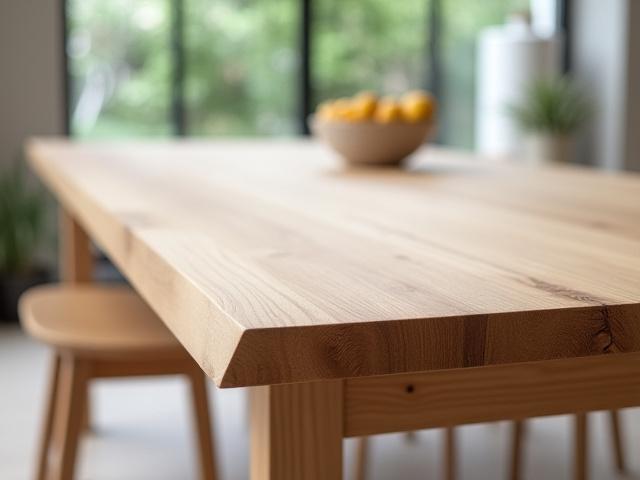 Skreddersydd spisebord i eik